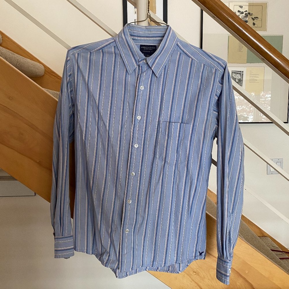 American Eagle Striped Shirt